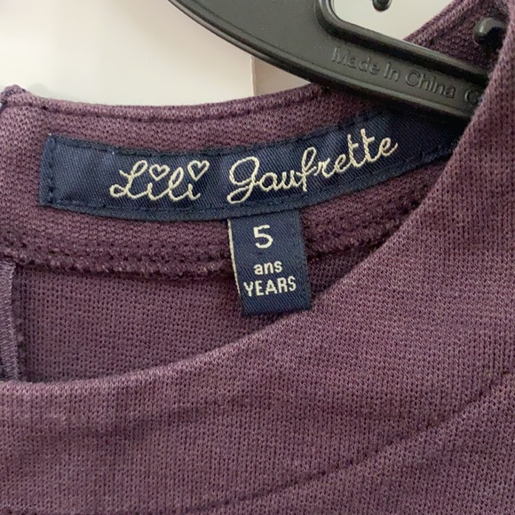 Lili Gaufrette dress with matching tights - Picture 3 of 7